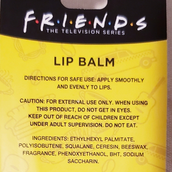 F.R.I.E.N.D.S. LIP BALM BLACK COFFEE FLAVOR - Picture 4 of 4